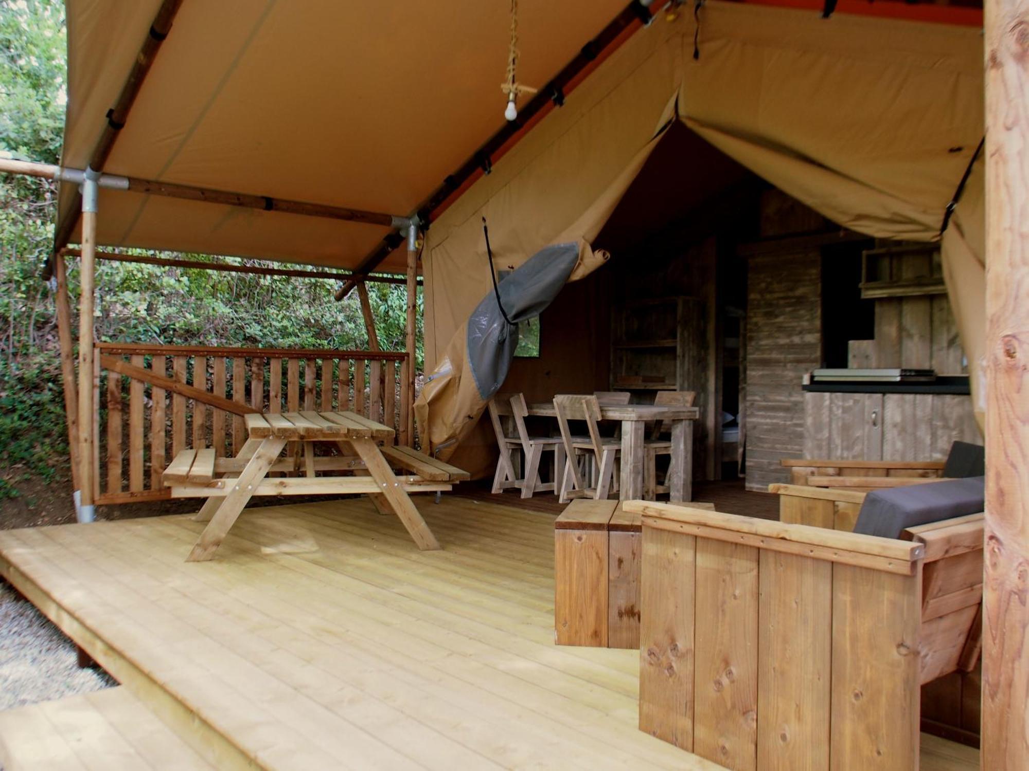 Camping Mas Du Sartre Saint Alban Auriolles Εξωτερικό φωτογραφία